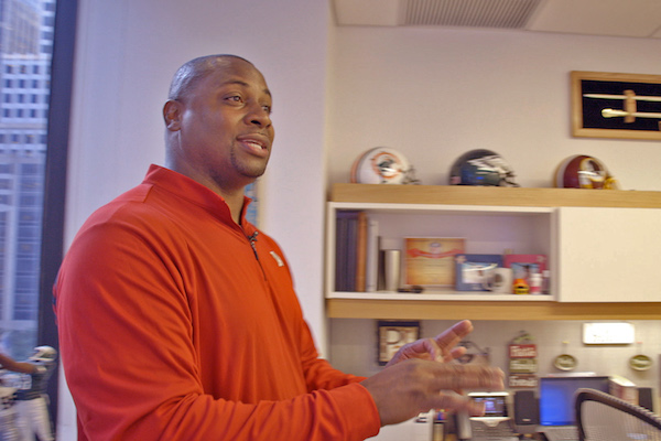 Photo: Troy Vincent in office